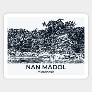 Nan Madol - Micronesia Magnet